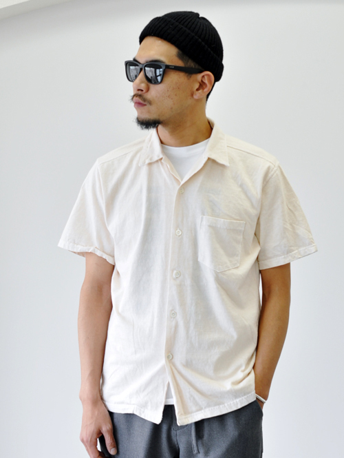 GOOD ON SAFARI掲載 S/S OPEN TEE SHIRTS NATURAL を通販 | ETOFFE