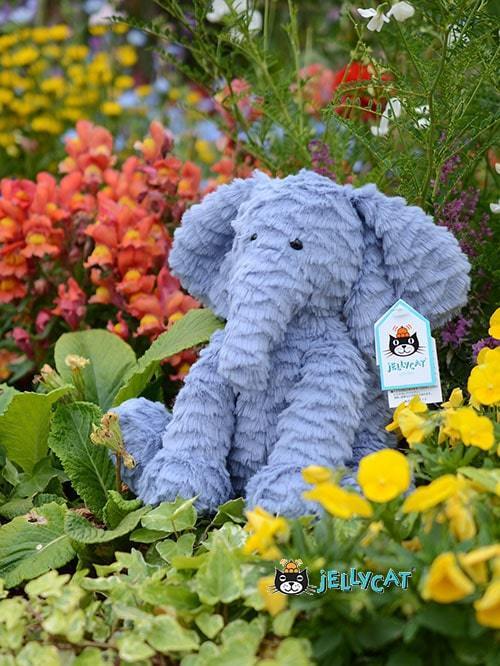 Jellycat Fuddlewuddle Elephant Medium FW6EUK ぞうのぬいぐるみ 象