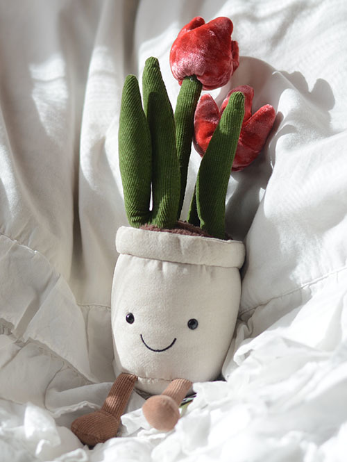 新品　タグ付き　ジェリーキャット　チューリップ　tulip 植物　花　ぬいぐるみ