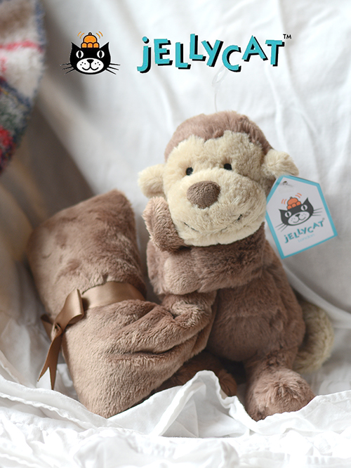 Jellycat bashful monkey deals soother