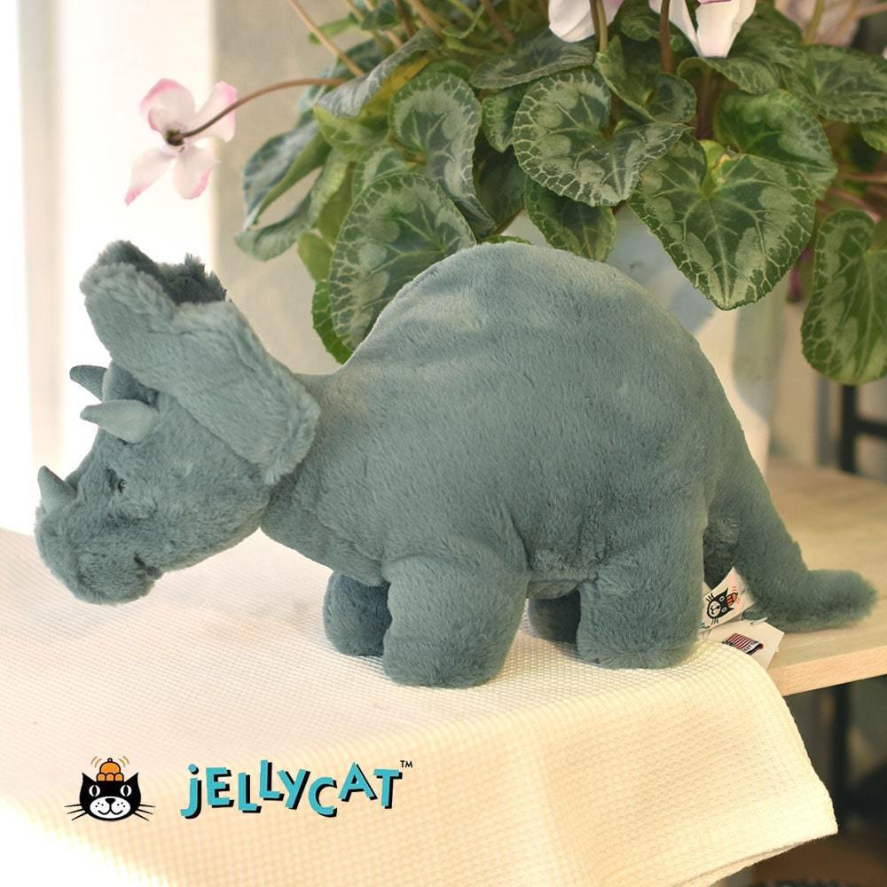 Jellycat Fossilly Triceratops ジェリーキャット トリケラトプス 恐竜 きょうりゅうのぬいぐるみ を通販 | ETOFFE