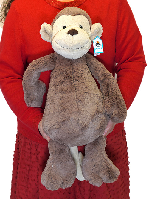 Jellycat bashful cheap monkey huge