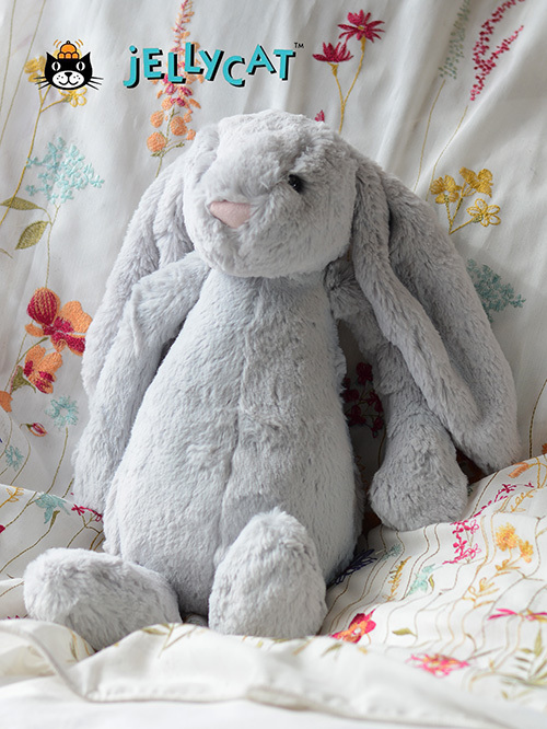 36㎝ Lサイズ】Jellycat Bashful Silver Bunny Large バシュフル バニー シルバー バニー 銀色 うさぎ  ぬいぐるみ を通販 | ETOFFE