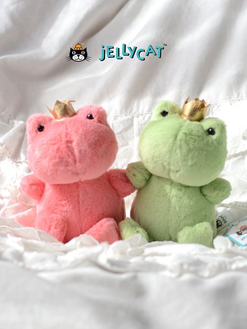 Jellycat Crowning Croaker Pink Frog