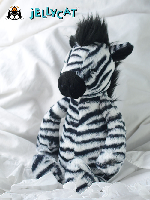 Mサイズ/31cm 】Bashful Zebra Medium バシュフル しまうま ぬいぐるみ 
