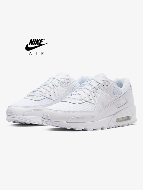 Nike Air Max 90ホワイト/ホワイト/ウルフグレー/ホワイト(CN8490-100