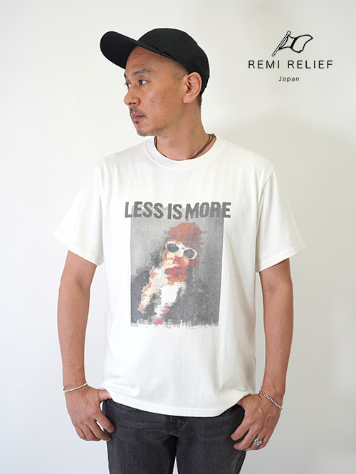 REMI RELIEF レミレリーフ LESS IS MORE L/S T-SH配送