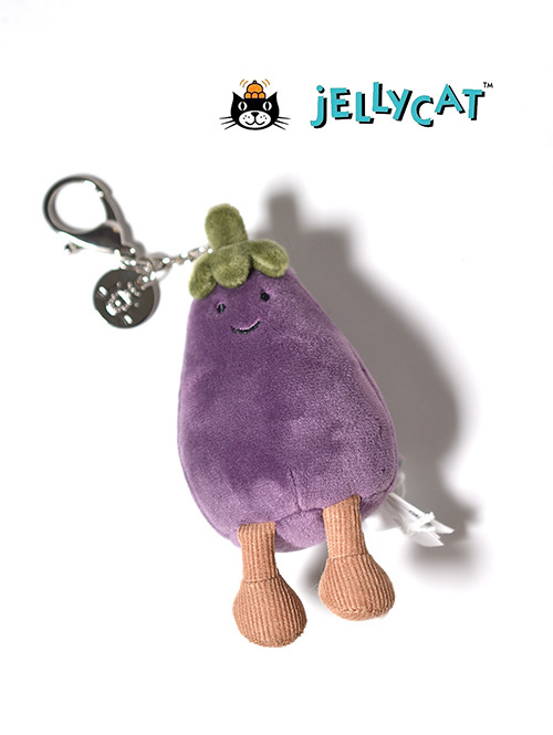 JellyCat: Vivacious Eggplant Bag Charm