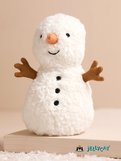 Wee Snowman ちいさな雪だるま スノーマン 雪だるまの縫いぐるみ を 