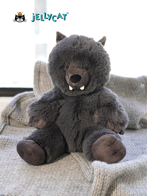 Jellycat shops Wilf Wolf-NWT