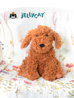  Jellycat(ジェリーキャット）　Coooper Doodle Dog  COO3LABN 犬　クーパー・ドゥードル・ドッグ　犬　犬の縫いぐるみ　いぬ　ぬいぐるみ　トイプードル　