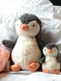 【11cm/ Sサイズ】Jellycat Peanut Penguin Small　ジェリーキャット　ピーナツ　ペンギンの縫いぐるみ　PNS3PN　小さなペンギン　ぬいぐるみ