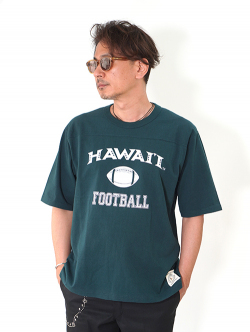 Felco H/S FOOTBALL TEE -UNIVERSITY OF HAWAII   FOOTBALL PRINT