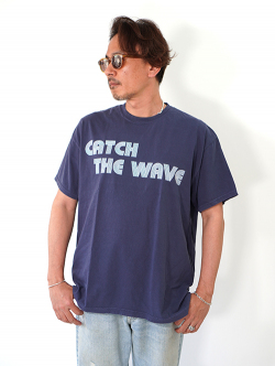 CATCH THE WAVE Tee - Navy
