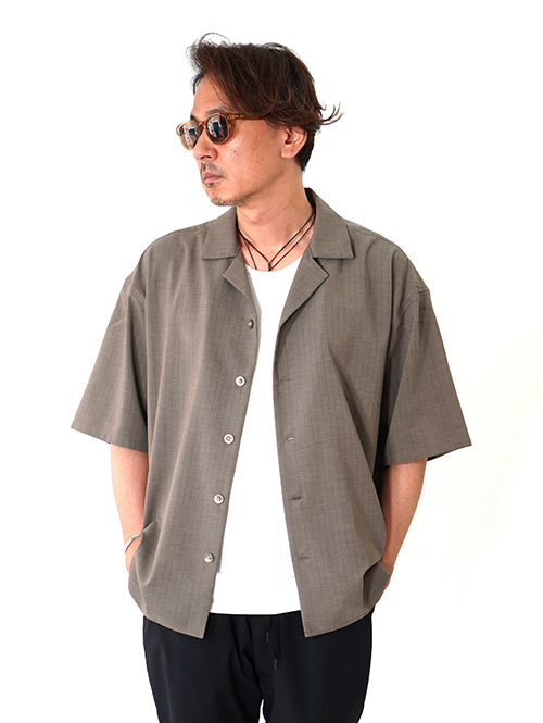 SALUTE HELM ドライウエザー ピンストライプ シャツ (54013) - Khaki を通販 | ETOFFE