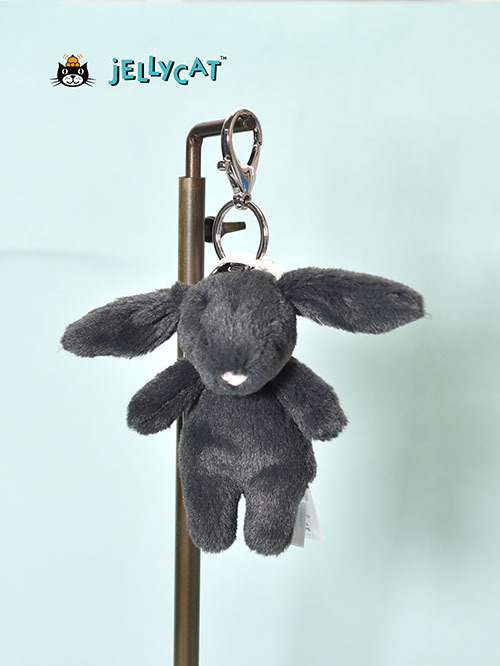 Jellycat ジェリーキャット Bashful Bunny Bag Charm Inky うさぎ チャーム キーホルダー(BB4IBCN) を通販  | ETOFFE