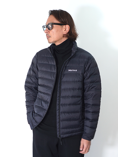 Marmot◇750FP Prime Down Jacket/ダウンジャケット/L/ナイロン/BLK  