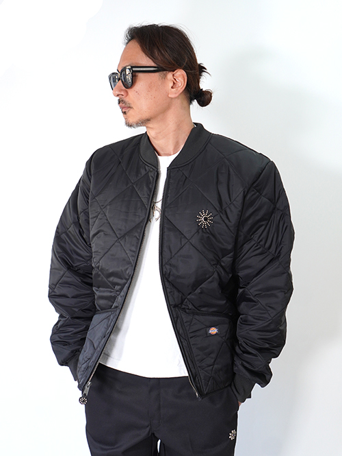 HTC Dickies Diamond Quilt Jacket (Starburst Stone) - Black を通販