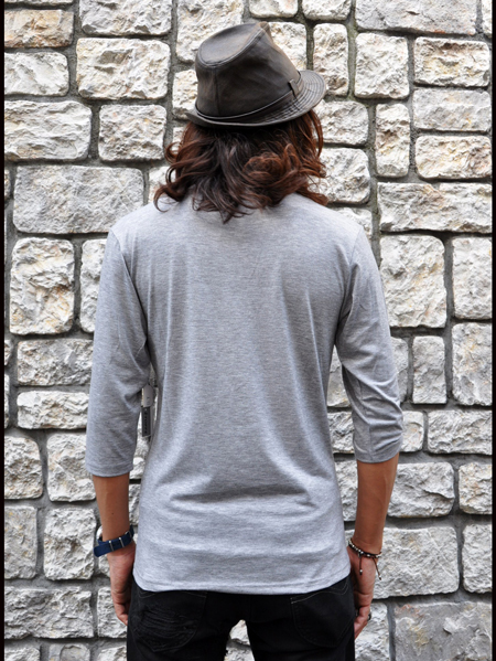 TRYST 7分 VネックTシャツ