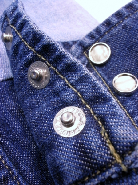 1955 Sawtooth denim shirt customized