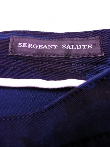 SERGEANT SALUTE ネイビーカモフラ　