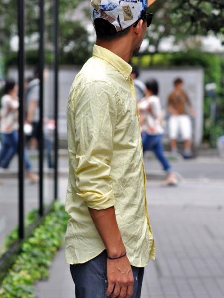  J CREW YELLOW BD SHIRT