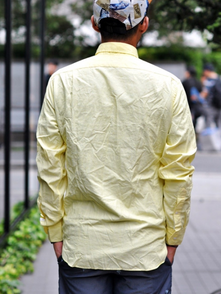  J CREW YELLOW BD SHIRT