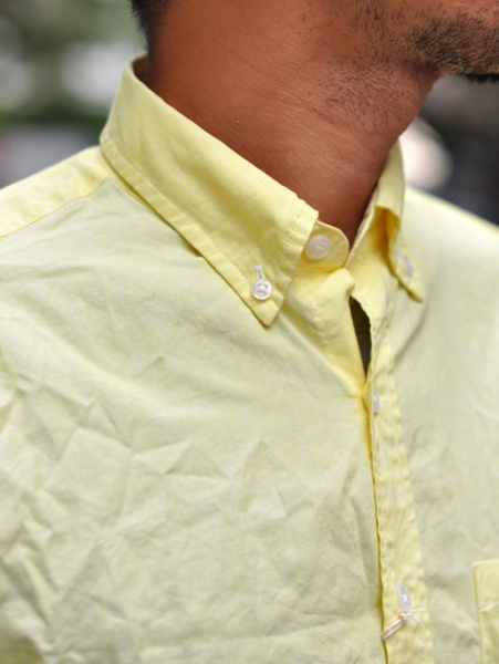  J CREW YELLOW BD SHIRT