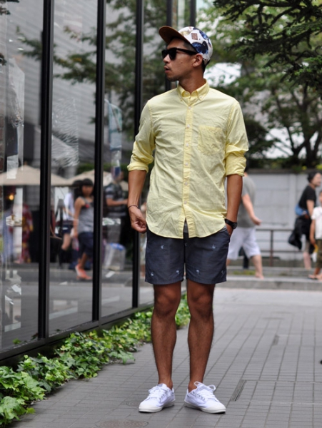  J CREW YELLOW BD SHIRT