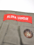 Aloha Sunday Supply ピケタイトパンツ