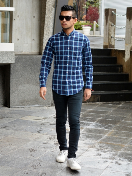 J CREW CHECK SHIRT