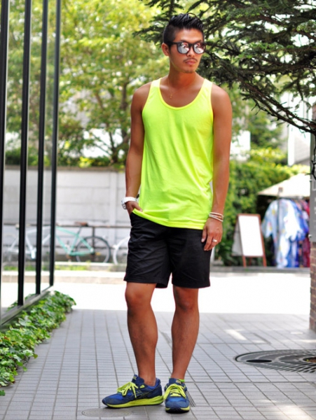 American Apparel Neon Tank Top 