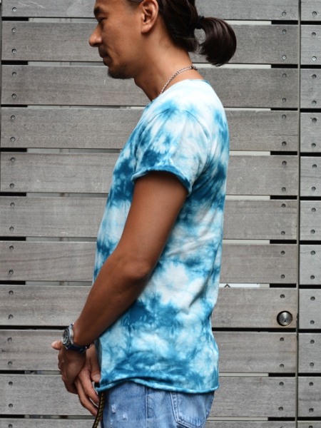 GRAB IN HOLLYWOOD カットオフTシャツ TYE-DIE