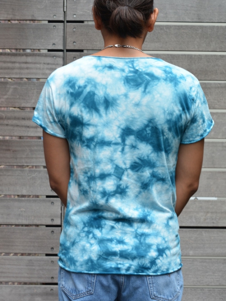 GRAB IN HOLLYWOOD カットオフTシャツ TYE-DIE