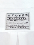 ETOFFE GIZA88 ホワイトボタンダウンシャツ