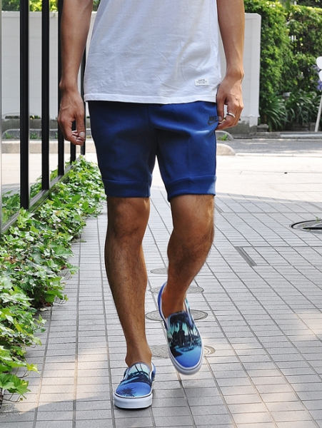 NIKE New Tech Fleece Shorts インディゴ杢
