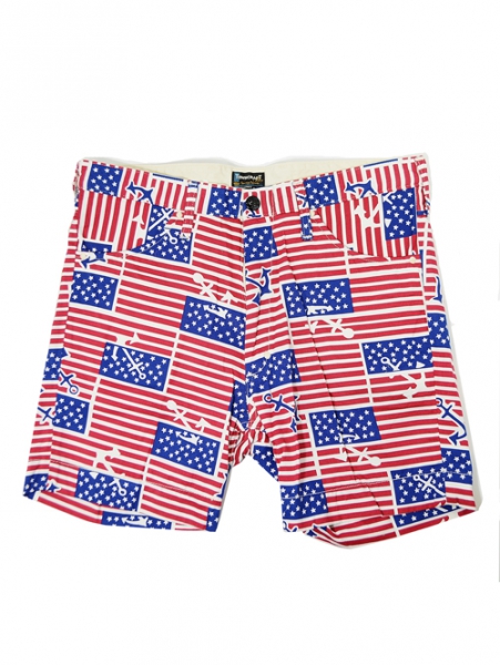 TOWN CRAFT AMERICAN FLAG SHORTS