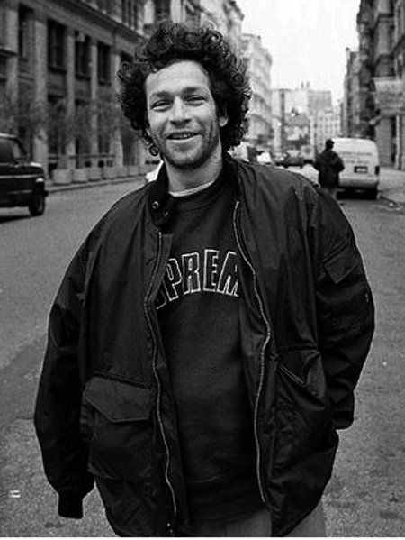 MARK GONZALES ファイヤーパターンティシャツ