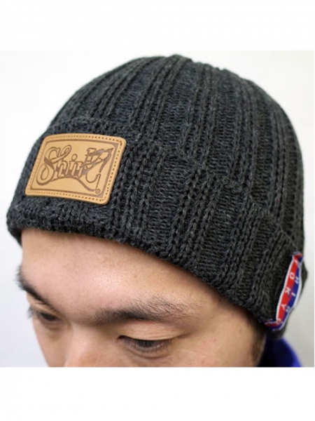 SHIRL LEATHER PATCH OUTLAST BEANIE 