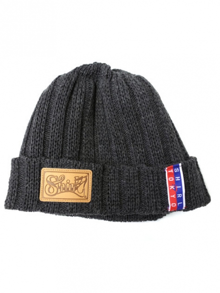 SHIRL LEATHER PATCH OUTLAST BEANIE 