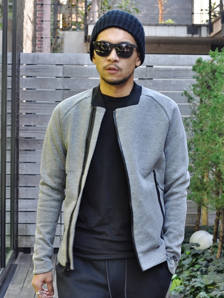 NIKE TECH FLEECE JACKET GREY