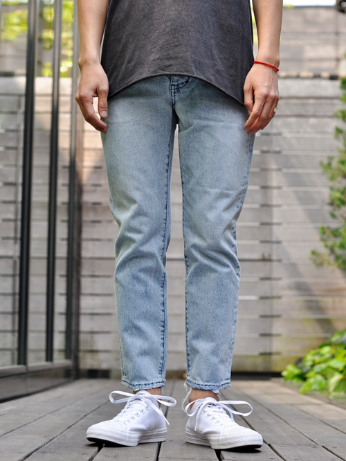 Neuw Denim SAFARI掲載 クロップドダメージパンツ