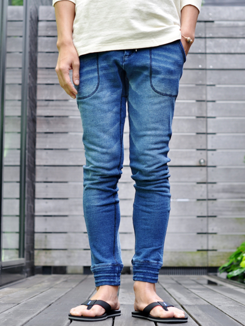 ETOFFE ORIDINAL インディゴジョガー スエットパンツ 再入荷