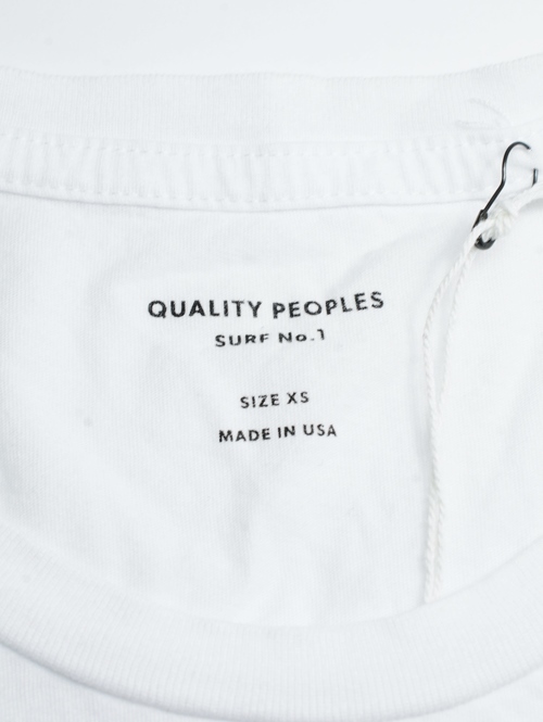 Quality Peoples LSD TEE　WHITE