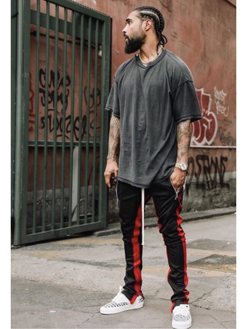 EPTM トラックパンツ BLACK/RED 再入荷