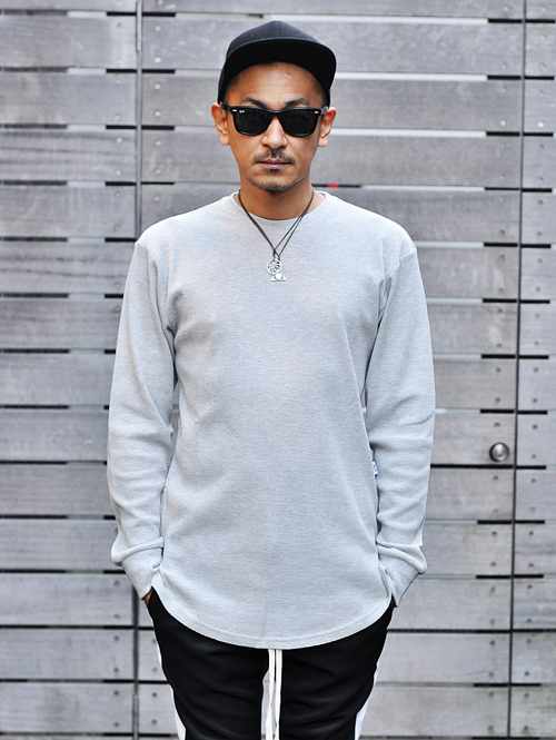 EPTM サーマル サイドジップ ロンティー GREY 再入荷