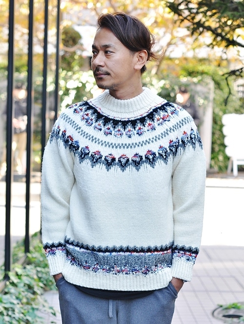 COOHEM CANADIAN KNIT P/O /white