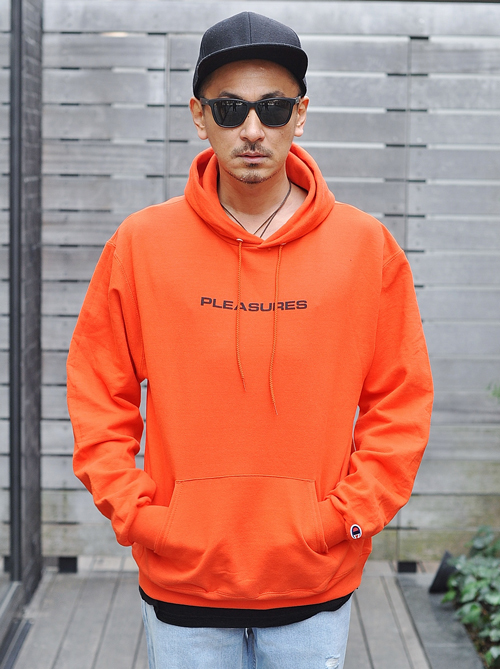 PLEASURES ANGER CHAMPION HOODY