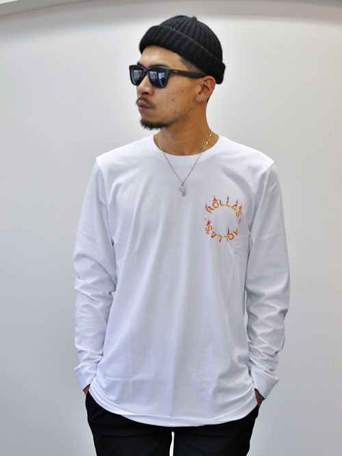 Rolla's Fire Circle L.S TEE White