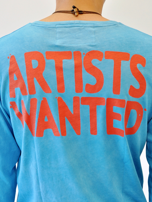 FREE CITY ARTISTS WANTED L/S TEE BLUE